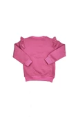 Ayıcıklı FırFır Kollu Kız Bebek Sweat Pembe bipamuk - 3