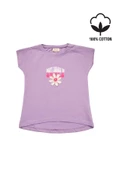 Boncuk İşlemeli Çiçekli Kız Bebek Tshirt bipamuk - 5