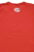 Renkli Balık Baskılı Tshirt Kırmızı bipamuk - 3