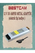 BESTCAM  12 V 30 Amper Metal Adaptör Elektrik Fişi Hediye - 1