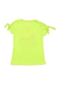 Çiçek Sepet Nakışlı Kız Bebek Tshirt Yeşil bipamuk - 3