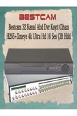 BESTCAM  32 Kanal Ahd Dvr Kayıt Cihazı H265 Xmeye 4k Ultra Hd 16 Ses Çift Hdd - 2