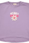 Boncuk İşlemeli Çiçekli Kız Bebek Tshirt bipamuk - 4