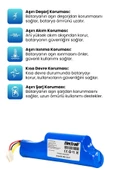 Arçelik Rs 3121 Robot Süpürge Bataryası (YÜKSEK KAPASİTE) 3200mAh Robot Süpürge Pil thumbnail 3