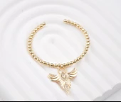 Kararmaz Çelik Charm Bileklik - 1