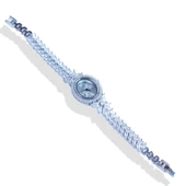 Çiçek Işıltılı Gümüş Zirkon Saat thumbnail 4