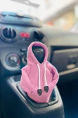 Oto Vites Poları Araç Vites Kıyafeti Tüm Araçlara Uyumlu Pembe - 1