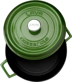 Lava Trendy Yuvarlak 28 cm Demir Döküm Derin Tencere Yeşil Lvytc28k2g - 3