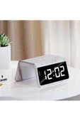 Havit W320 Hızlı Wireless Şarj, Saat Ve Gece Lambası (fast 15w) - Mermer Desenli - 4