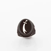 Zülfikar Kılıcı Zirkon Taşlı Gümüş Erkek Yüzük thumbnail 2