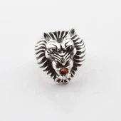 Kaplan Başı Zirkon Taşlı Gümüş Erkek Yüzük thumbnail 2