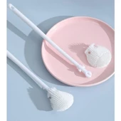 30 cm Kavanoz Biberon Temizleme Fırçası Nargile Temizleme Fırçası Silikon Biberon Fırçası - 6