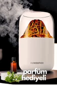 Oda ve Araç Hava Nemlendirici Buhar Makinesi Volkanik Aroma Difüzör Sevgiliye Hediye +Parfüm Esans - 1