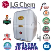LG Chem COOL BEYAZ MONTAJ DAHİL  8 LİTRE 5 FİLTRE 10 AŞAMA SU ARITMA CİHAZI - 1