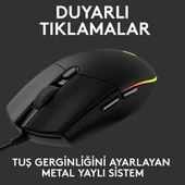 Logitech G102 Lightsync RGB Mouse Siyah 910-005823 - 5
