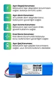 Xiaomi Robot Vacuum X10 Uyumlu Robot Süpürge Bataryası (Ultra Yüksek Kapasite) 7000mAh - 3