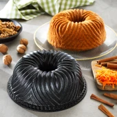 Schafer Cakehaus Döküm Kek Kalıbı 1 Parça-Siyah - 3