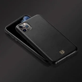 Spigen Apple iPhone 11 Pro Max Kılıf La Manon Calin Premium Deri Tasarım Chic Black - 075CS27064 - 2