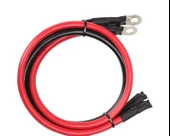 Akü İle İnverter Arası Uçları Konnektörlü 25 Mm Kablo- 1m Siyah- 1m Kırmızı - 1