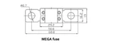 Victron MEGA-Fuse 300A-58V 48V ürünler için ( 1 Adet ) - 1
