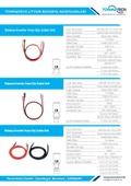 TommaTech Modular/Rack Series 25.6-51.2V LFP Güç Kablo Seti thumbnail 1