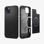 iPhone 14 Plus Kılıf, Spigen Mag Armor MagFit (MagSafe Uyumlu) Matte Black thumbnail 2
