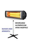 Kumtel EX-23 Ecoray 2300 W Infrared Isıtıcı - Ayak Dahil - 1