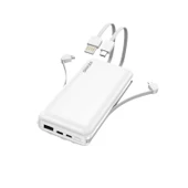 Shaza 20.000 Mah 4IN1 Powebank-SG1202/WT Gümüş - 1