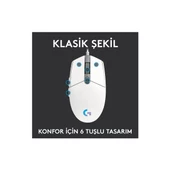 Logitech G102 Lightsync RGB Mouse Beyaz 910-005824 - 4