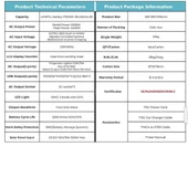 Orbus 2200W Taşınabilir Güç Kaynağı + 110W Esnek Güneş Paneli thumbnail 3