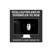 Logitech G102 Lightsync RGB Mouse Beyaz 910-005824 - 9
