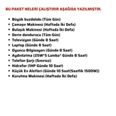 Güneş Enerjisi Solar Paketi 11kva İnverter 550 watt Güneş Paneli 48V 100 Amper Lityum Akü - 4