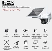 inox 4g Solar Kamera Hd 1080p 4g Solar Panel Pt Ip Camera Inox-210ıpc - 3