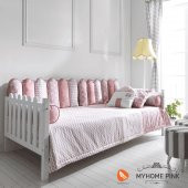 Soft Baby My Home Montessori Uyku Seti 90x190 Pink - 1