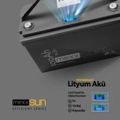 MEXXSUN Lityum Akü 12.8V 100Ah (LiFePo4) 1280Wh - 5
