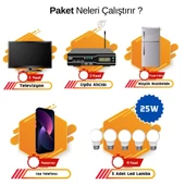 Güneş Enerjisi Solar Paketi 3kva İnverter 450 watt Güneş Paneli 150 Amper Jel Akü - 2