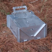 Kamp Ayısı® GrillFish™ Katlanır Özel Kutulu 2mm Galvaniz Çelik Balık Izgaralı Mangal & Ateş Çukuru - 6