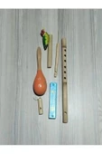 Çilek 6 PARÇA AHŞAP SES NEFES EĞİTİMİ SETİ - 1