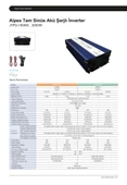 ALPEX 2000 WATT 24 VOLT UPS (ŞEBEKE ŞARJLI) TAM SİNÜS İNVERTÖR - 1