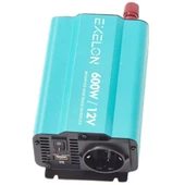 Exelon Modifiye Sinüs 600W 12V İnverter thumbnail 1