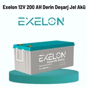 Exelon 12 Volt 200 Amper Jel Akü Derin Döngü Deep Cycle thumbnail 1