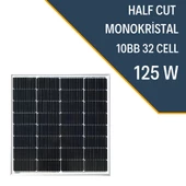 Lexron 125W Half Cut Monokristal Güneş Paneli - 1