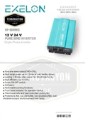 Exelon Tam Sinüs 2000W 24V İnverter - 2