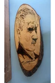 Çilek AHŞAP YAKMA ATATÜRK TABLOSU - 3