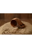 Vivas Craft Kuksa tekli, Ceviz ağacından kamp bardağı, Doğal kupa bardak, Ahşap Kupa - 3