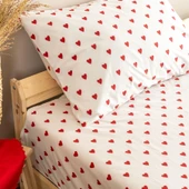 Soley | Mix & Match | Hearts | %100 Pamuk Tek Kişilik Çarşaf Seti - 5