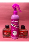 Sinox 2'li Bambu Çubuklu Sandal Ağacı Ofis Banyo Kokusu Ve 350ml Bahar Oda Spreyi 2x120ml - 1