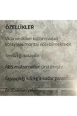 UmutAksesuar BANYO MUTFAK DÜZENLEYİCİ VİDASIZ KOLAY MONTAJ RAF - 8