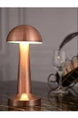 MAS ELEKTRO Cata Rose Gold (BAKIR) Renk Dokunmatik Şarjlı Masa Lambası - 1
