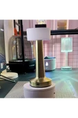 MAS ELEKTRO VoltLight Dekoratif Şarjlı Dokunmatik Led Masa Lambası Usb Kablolu Abajur Ve Gece Lambası 3 Renk - 3